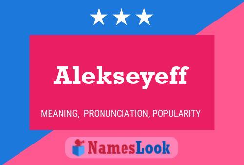 Alekseyeff 名字海报