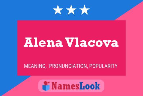 Alena Vlacova 名字海报