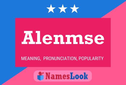 Alenmse 名字海报