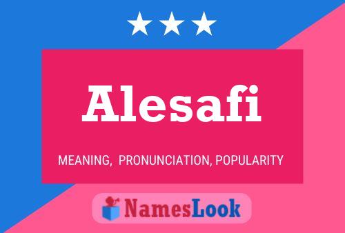 Alesafi 名字海报