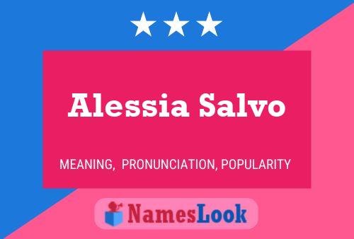 Alessia Salvo 名字海报