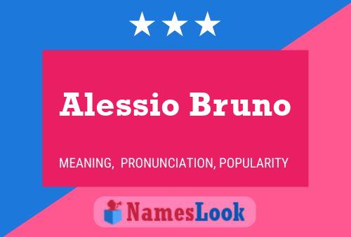 Alessio Bruno 名字海报