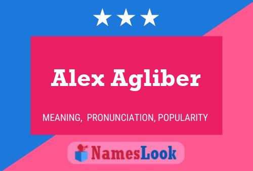 Alex Agliber 名字海报