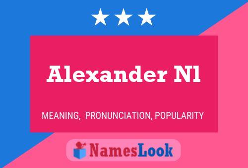 Alexander Nl 名字海报