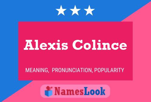 Alexis Colince 名字海报