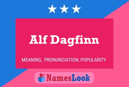 Alf Dagfinn 名字海报