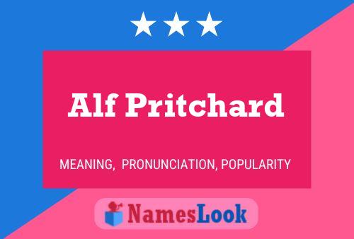 Alf Pritchard 名字海报