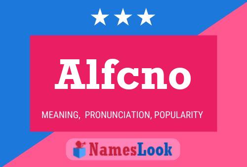 Alfcno 名字海报