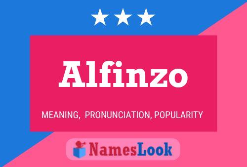 Alfinzo 名字海报