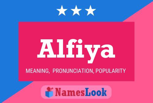 Alfiya 名字海报