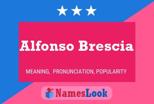 Alfonso Brescia 名字海报