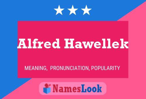 Alfred Hawellek 名字海报