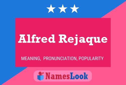 Alfred Rejaque 名字海报