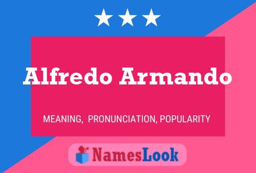 Alfredo Armando 名字海报