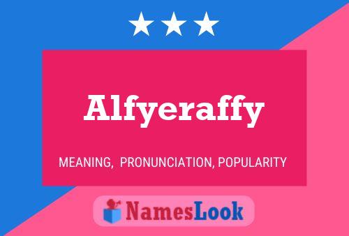 Alfyeraffy 名字海报