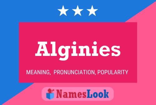 Alginies 名字海报