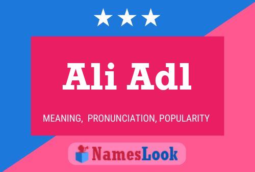 Ali Adl 名字海报