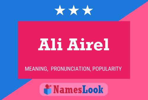 Ali Airel 名字海报