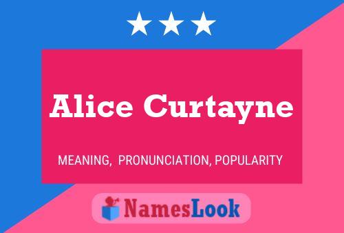 Alice Curtayne 名字海报