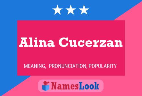 Alina Cucerzan 名字海报