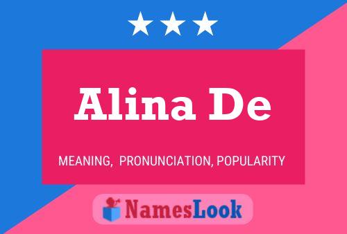 Alina De 名字海报