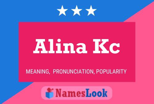 Alina Kc 名字海报