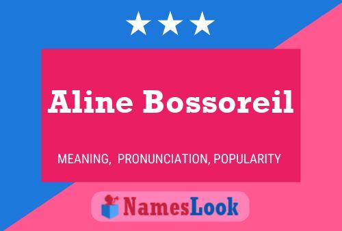 Aline Bossoreil 名字海报