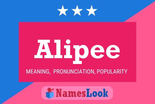 Alipee 名字海报