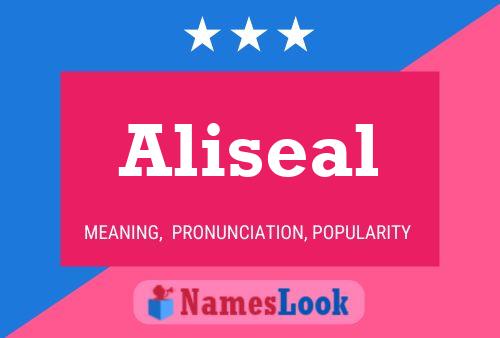 Aliseal 名字海报