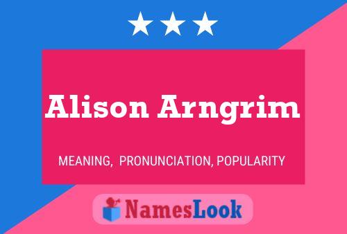 Alison Arngrim 名字海报