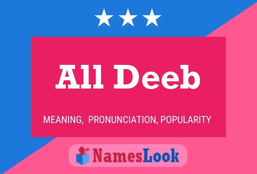 All Deeb 名字海报