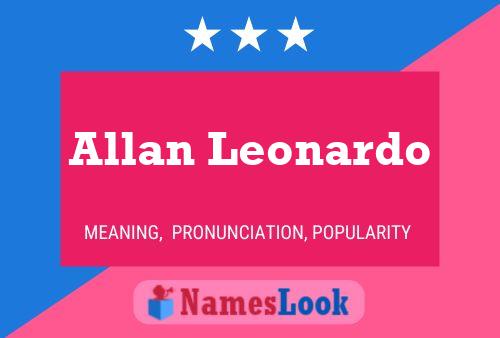 Allan Leonardo 名字海报