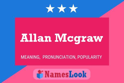 Allan Mcgraw 名字海报