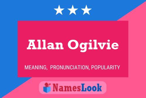 Allan Ogilvie 名字海报