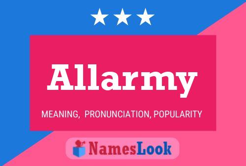 Allarmy 名字海报