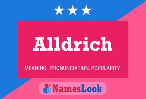 Alldrich 名字海报