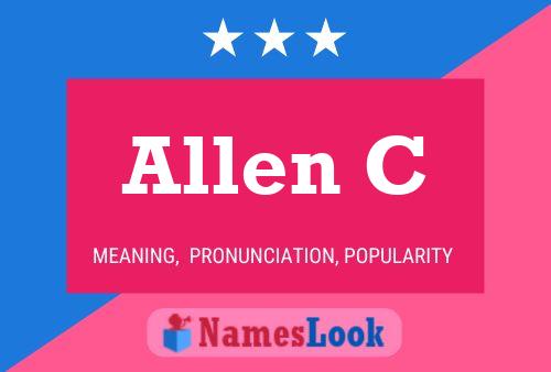 Allen C 名字海报