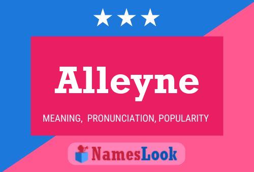 Alleyne 名字海报