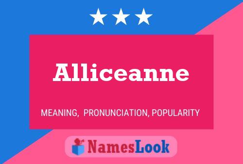 Alliceanne 名字海报