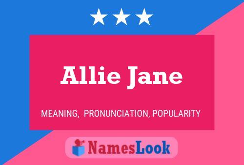 Allie Jane 名字海报