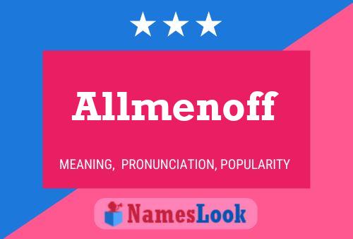 Allmenoff 名字海报