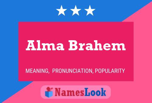 Alma Brahem 名字海报