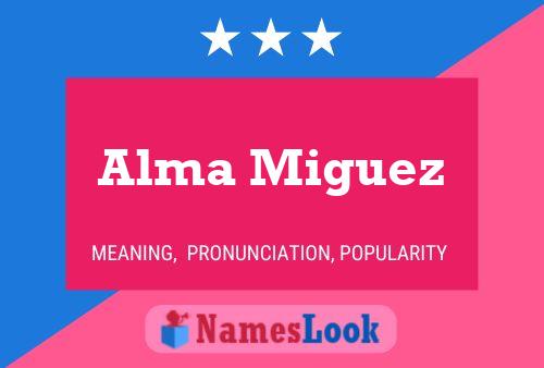 Alma Miguez 名字海报