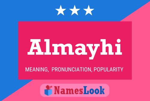 Almayhi 名字海报