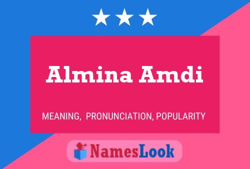 Almina Amdi 名字海报