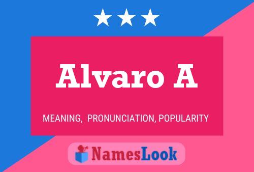 Alvaro A 名字海报