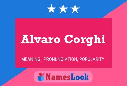 Alvaro Corghi 名字海报