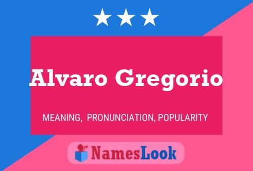 Alvaro Gregorio 名字海报