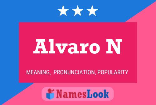 Alvaro N 名字海报