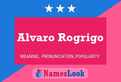 Alvaro Rogrigo 名字海报